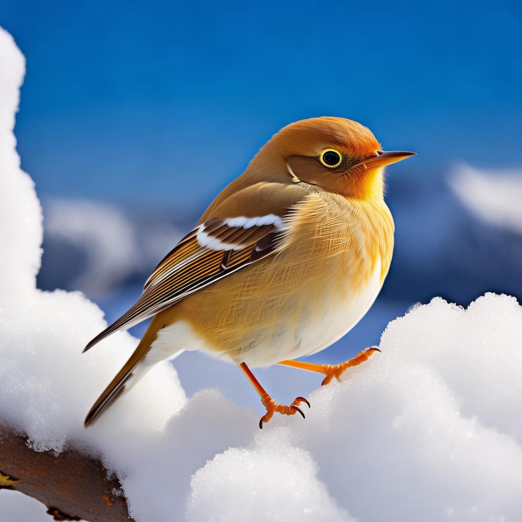 棕背雪雀指名亚种