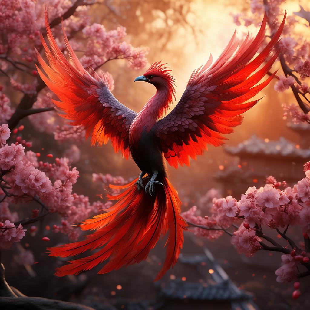 红眉朱雀