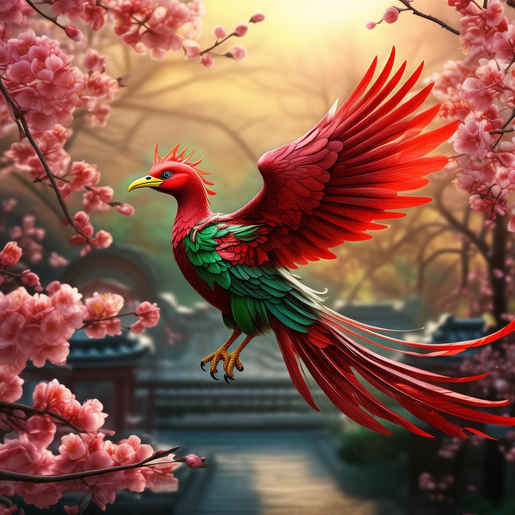 红腰朱雀