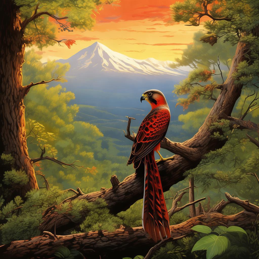 长尾山椒鸟