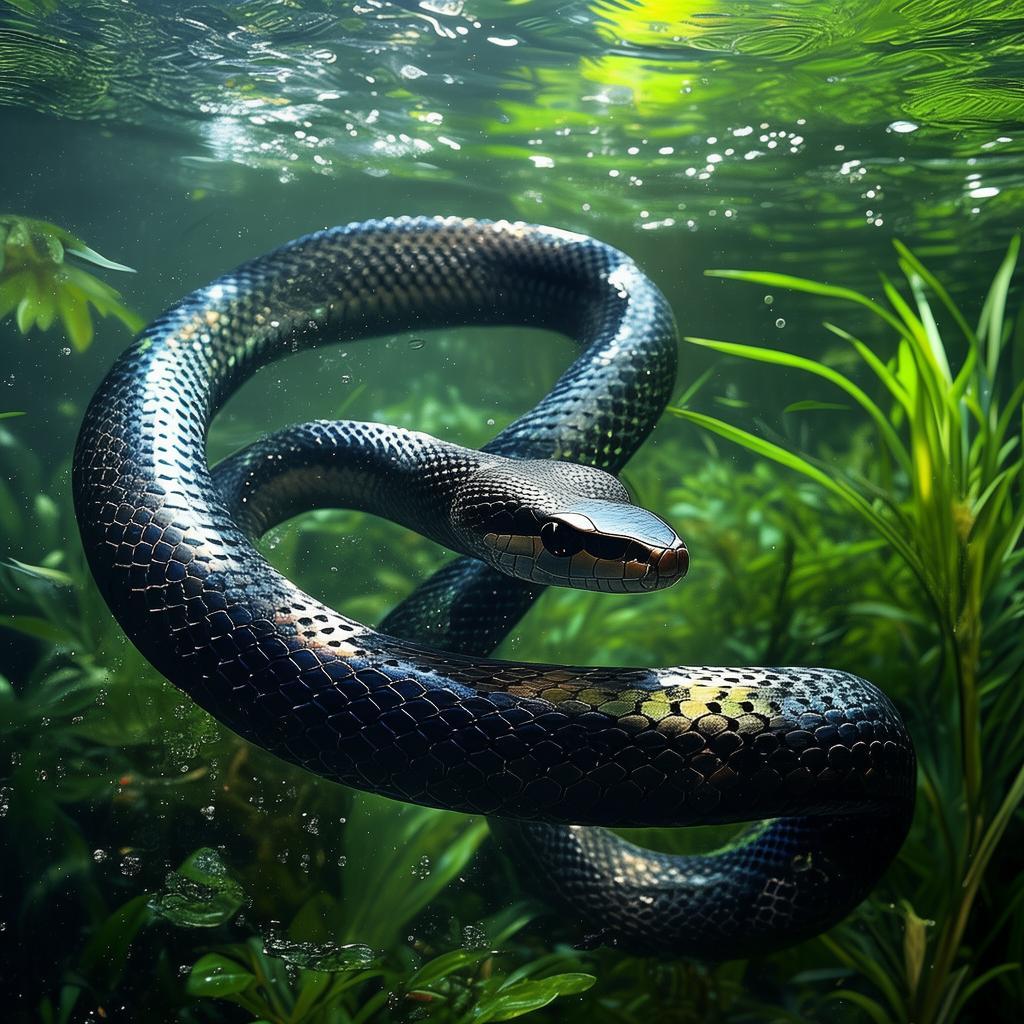黑斑水蛇